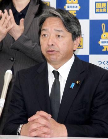 国民幹事長「博多女性はきれい」　「男性まあまあ」街頭演説で